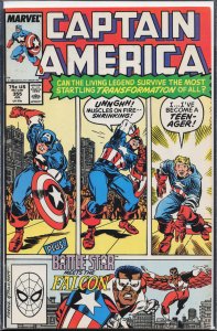 Captain America #344 Direct Edition (1988) Captain America