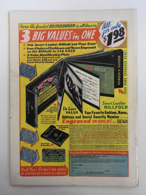 True Comics #41 Great Read!! Beautiful VG- Condition! Tear at bottom left