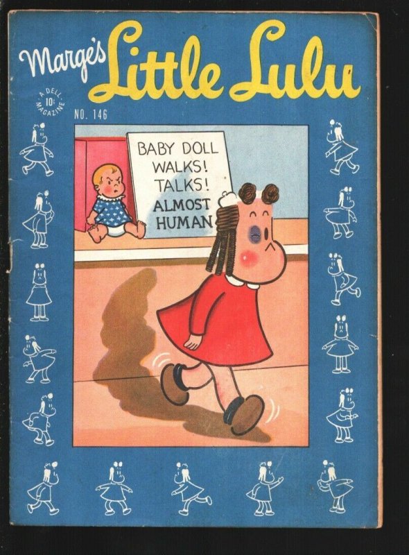 Marge's Little Lulu-Four Color Comics #146 1947-Dell-Little Lulu gets a telev...