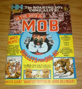 In the Days of the Mob #1 VF w/dillinger poster - jack kirby - sergio aragones