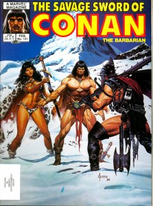 Savage Sword of Conan #121 Marvel Comics 1986 NM-