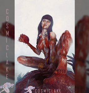 VAMPIRELLA DARK REFLECTIONS #1 BJORN BARENDS BLOODY VIRGIN LE 333 COA PRE 6/12 ☪