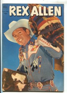 Rex Allen #5 1952-Dell-B-Western movie photo cover-Custer's Last Stand-FN_