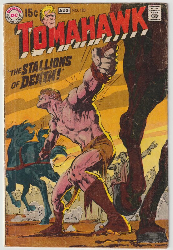 Tomahawk #123 (Jul-Aug 1969, DC), G-VG condition (3.0), Neal Adams cover art