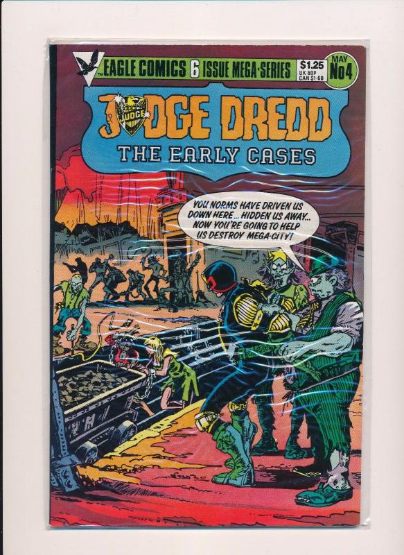 Judge Dredd's The Early Cases #1-6 (1,2,3,4,5,6) Eagle Comics ~VF/NM (HX173)