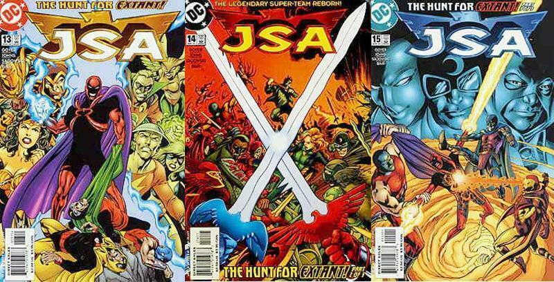 JSA (1999) 13-15  The Hunt For Extant complete story