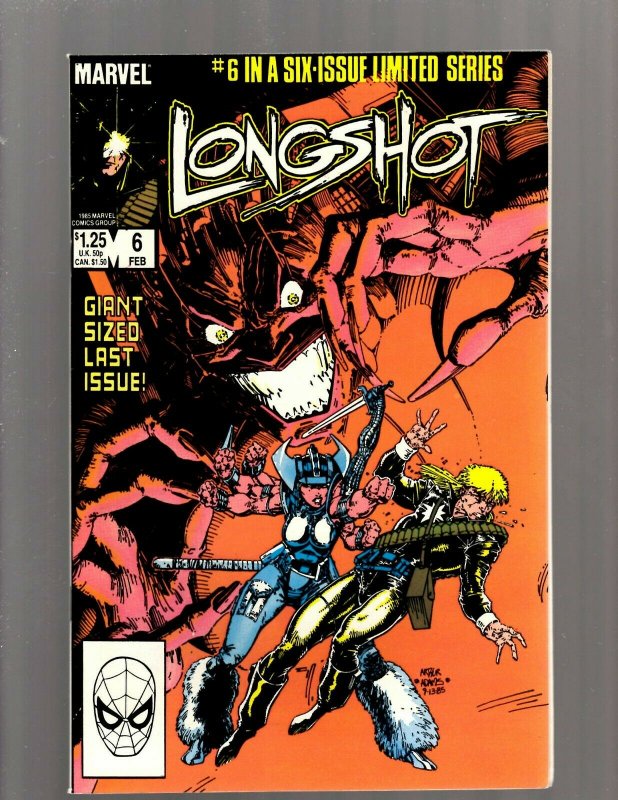 Longshot Complete Marvel Comics LTD Series # 1 2 3 4 5 6 X-Men Comic Books SB5