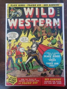 Wild Western 13 coupon cut slightly affects artwork.