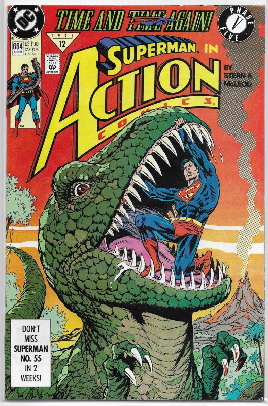 Action Comics   vol. 1   #664 VG/FN (Time and Time Again 5)