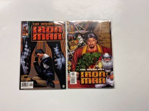 4 Iron Man Marvel Comics Books #1 2 4 5 Lobdell 32 LP3