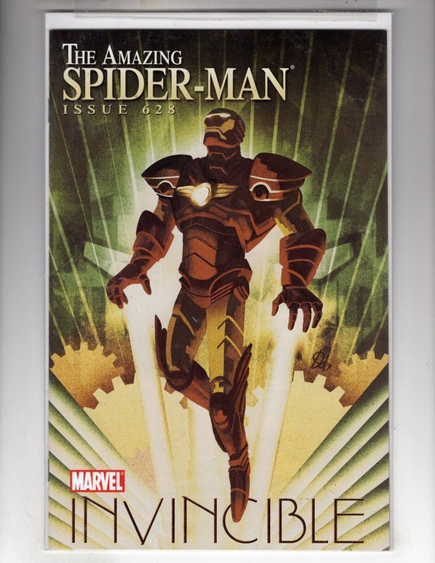 The Amazing Spider-Man #628 Iron Man Cover (2010)   - [•MC#310]