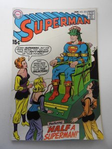 Superman #223 VG+ Condition
