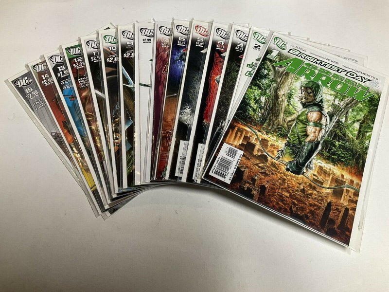 Green Arrow 1-15 Nm Near Mint DC Comics Brightest Day 