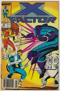 X-Factor #40 Marvel Comics Newsstand May 1989 (VF-)