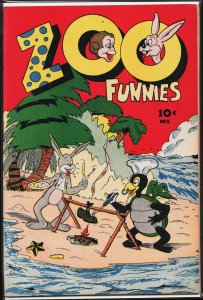 Zoo Funnies #2 (1945) Rabbit-Son Crusoe
