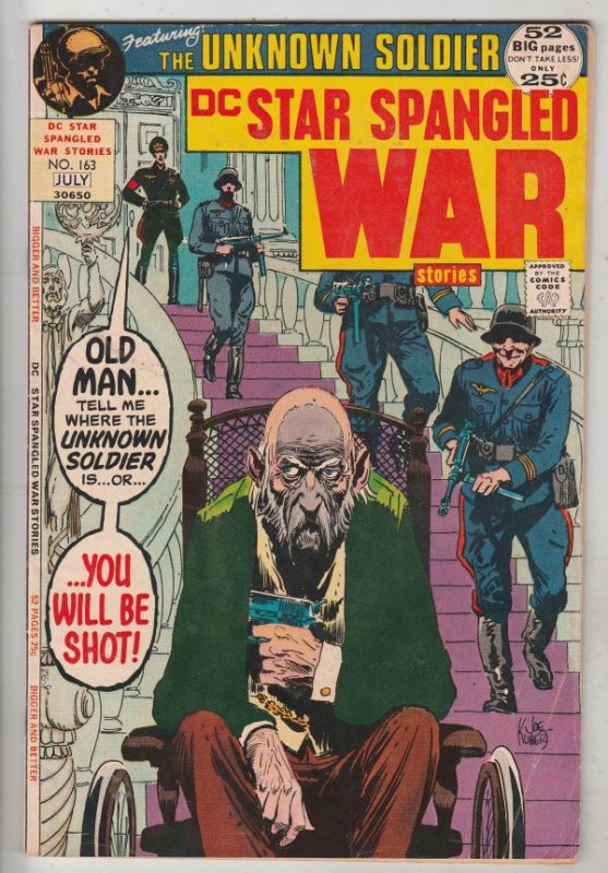 Star Spangled War Stories #163 (Jul-72) FN/VF+ High-Grade Unknown Soldier