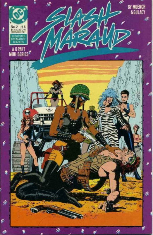 SLASH MARAUD #2, VF/NM, Paul Gulacy, DC, 1987  more DC in store