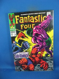 FANTASTIC FOUR 76  F VF   MARVEL 1968 SILVER SURFER