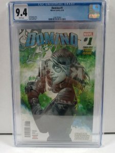 DOMINO (2018) #1 CGC 9.4 NM 1ST PRINT GREG LAND COVER WP