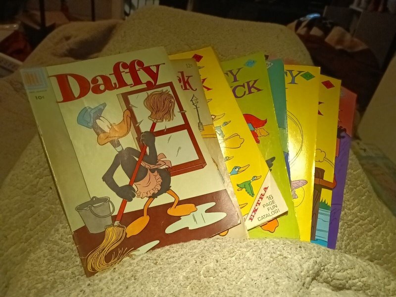 Daffy Duck 8 Issue Silver Bronze Age Comics Lot Run Set Collection