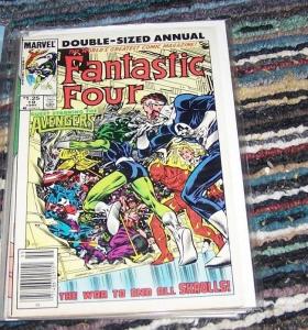 FANTASTIC FOUR annual   #19  1985 marvel avengers kree skrull war