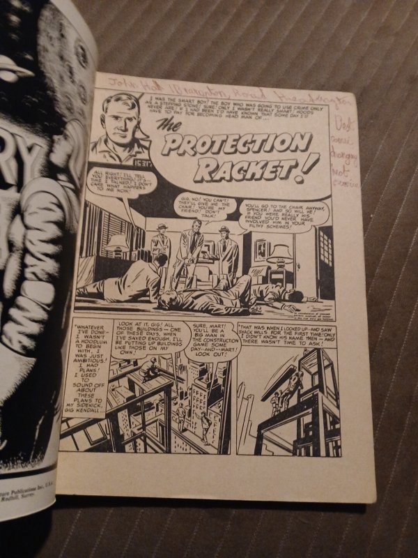 Justice Traps The Guilty 25 Pulp Magazine 1950s Headline Comics Golden Age...