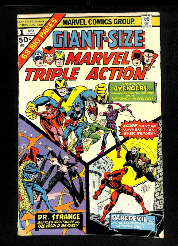 Giant-Size Marvel Triple Action #1