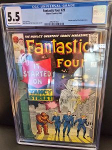 Fantastic Four #29 Regular Edition (1964) CGC 5.5