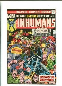 INHUMANS #3 - PANIC IN NEW YORK (9.0) 1976