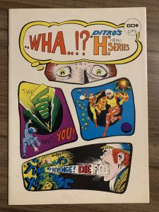 Wha!? Ditko's Hero H Series #3, STEVE DITKO, 1975 FN/VF 1 Bronze Age