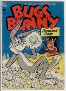 BUGS BUNNY #250, VG+, Dell, 1949, Porky Pig, Warner Bros, more BB in store