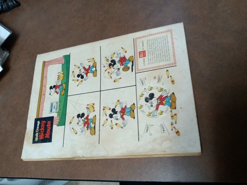 Mickey Mouse Five Issue Silver Bronze Age Comics Lot Run Set Collection Dell...