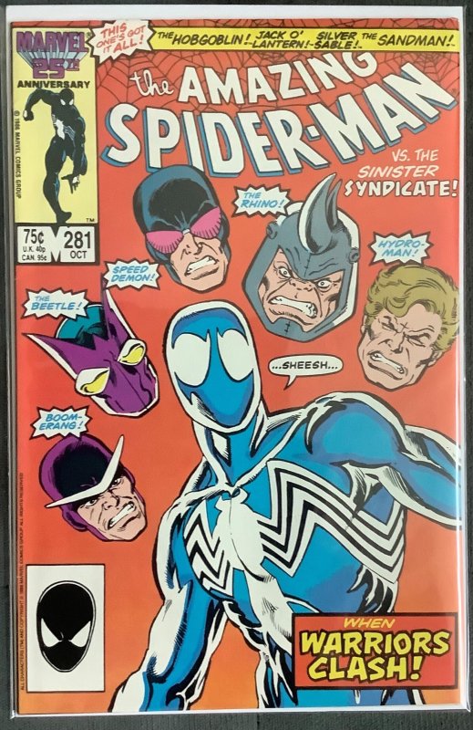 The Amazing Spider-Man #281 (1986, Marvel) VF+