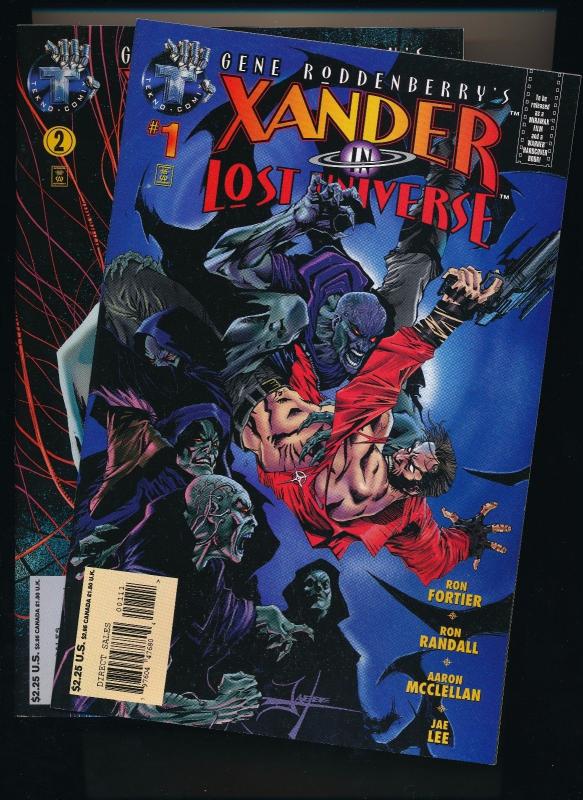 Gene Roddenberry's XANDER in Lost Universe  #1,2 - Tekno Comics ~VF/NM (HX199)