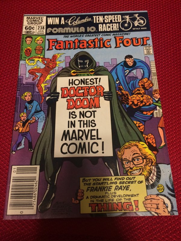 Fantastic Four #238 Marvel (1981) VF+ Origin Frank Raye 1st App. Petunia Grimm