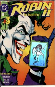 Robin II: The Joker's Wild! #1 Joker Close-Up Cover (1991)