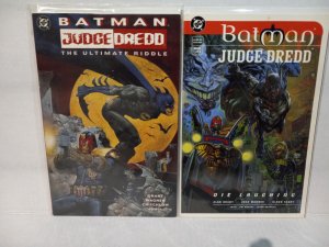 BATMAN/JUDGE DREDD: DIE LAUGHING + THE ULTIMATE RIDDLE - FREE SHIPPING