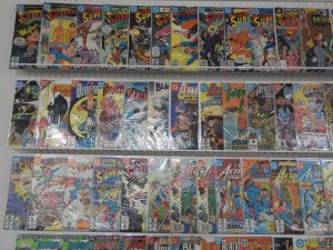 Huge Lot 130+ Comics W/ Superman, Batman, All Star Squadron+ Avg Fine Condition!