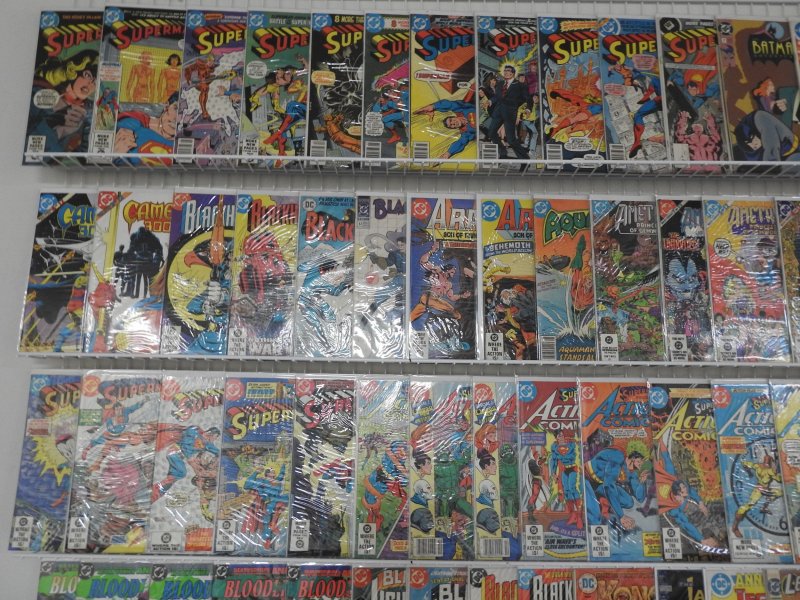 Huge Lot 130+ Comics W/ Superman, Batman, All Star Squadron+ Avg Fine Condition!