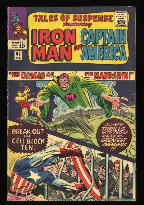 Tales Of Suspense #62 VG+ 4.5 Mandarin!