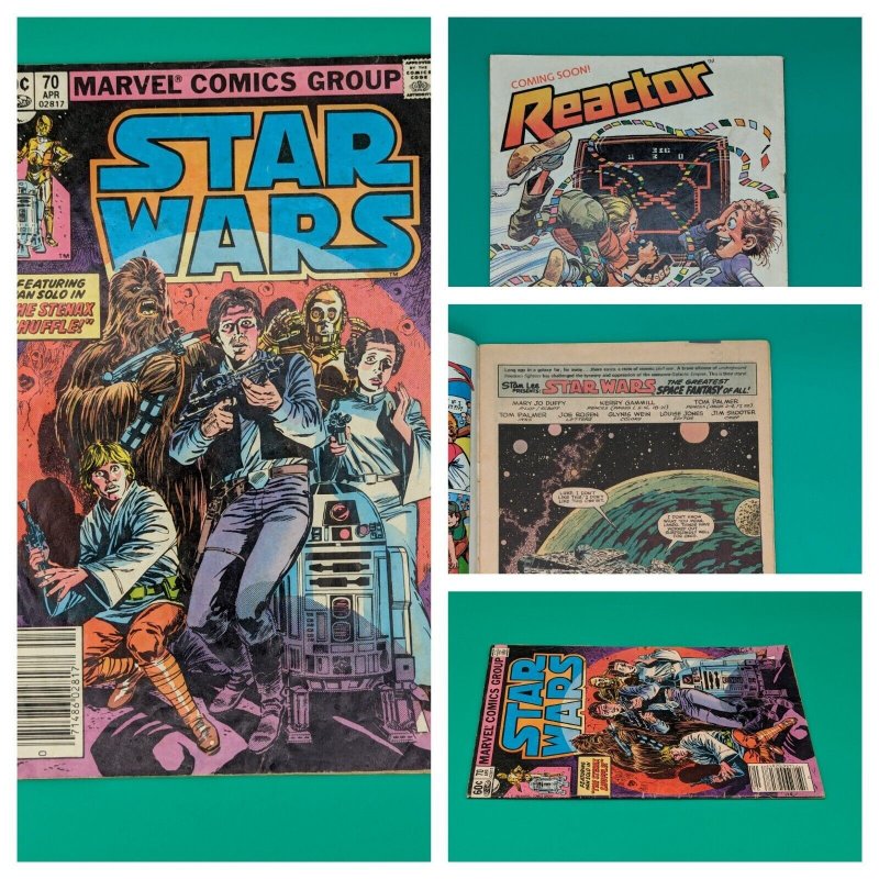 Star Wars #70: The Stenax Shuffle - VF Marvel Comics We Combine Shipping ??