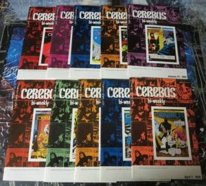 CEREBUS BI WEEKLY (1988 AV) 88/12/ 2-89/ 4/ 7 REPR 1-10