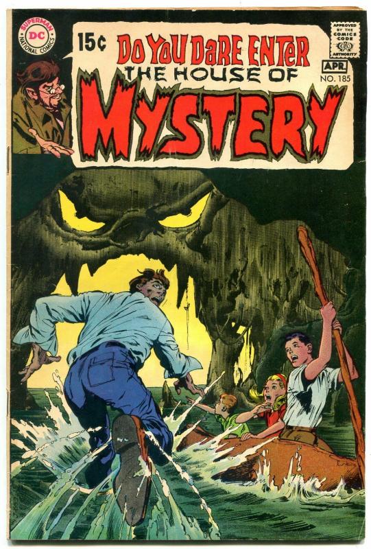 HOUSE OF MYSTERY #185 1969 DC ADAMS  WILLIAMSON  KALUTA- VG/FN