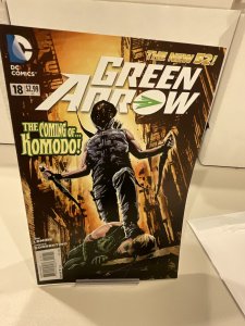 Green Arrow #18  9.0 (our highest grade)  2013  New 52! Lemire! Sorrentino!