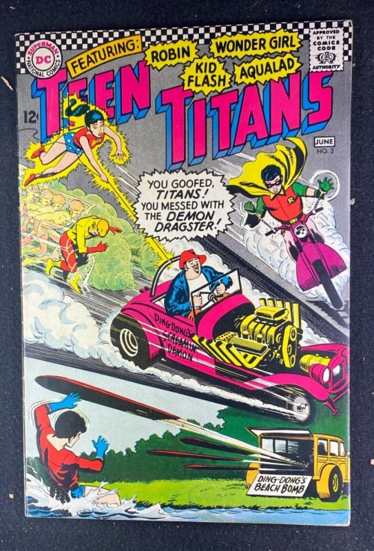 Teen Titans (1966) #3 VG/FN (5.0) Nick Cardy Cover and Art