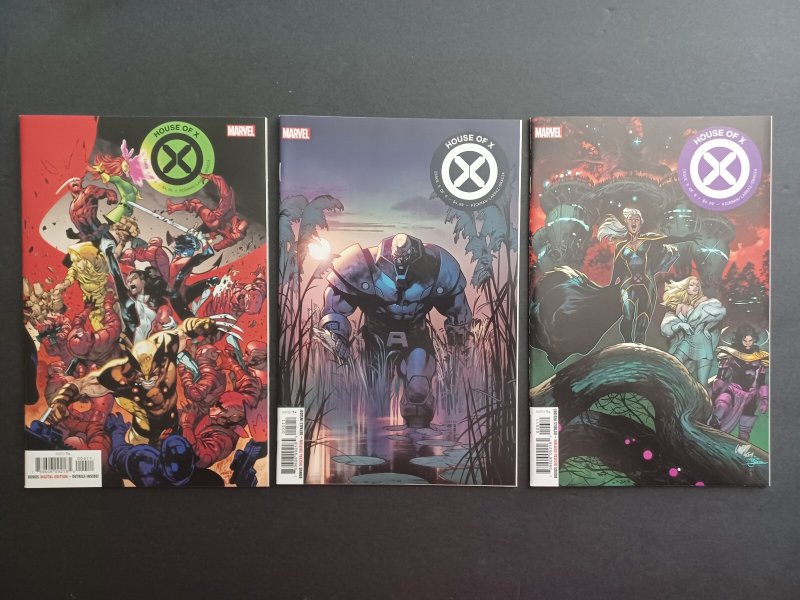 House of X #1 2(3rd Print) 3 4 5 & 6 #1-6 Complete Set - X-Men - 2019 - NM