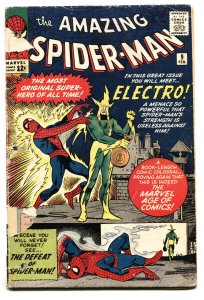 Amazing Spider-Man #9 First Electro 1964 Marvel Silver Age comic book FR