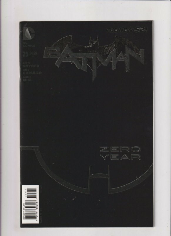 Batman #25 VF+ 8.5 DC Comics 2014 New 52 Capullo & Snyder, Zero Year