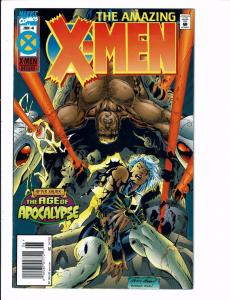 4 X-Men Marvel Comics Amazing # 1 2 4 + Marvel & X-Men Onslaught Apocalypse J90