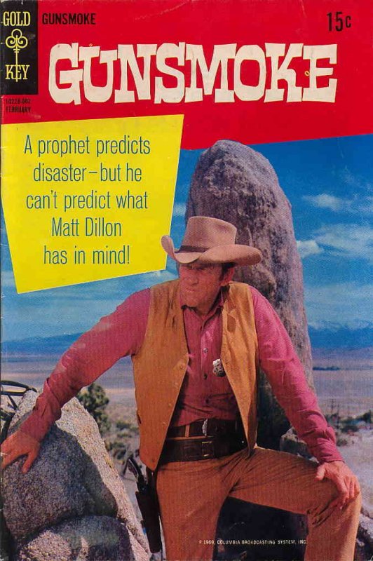 Gunsmoke (Gold Key) #6 VG ; Gold Key | low grade comic February 1970 Matt Dillon
